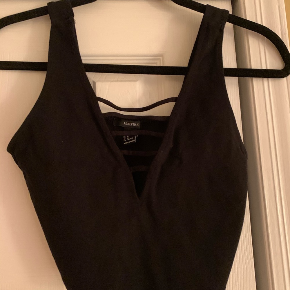Black Crop Top